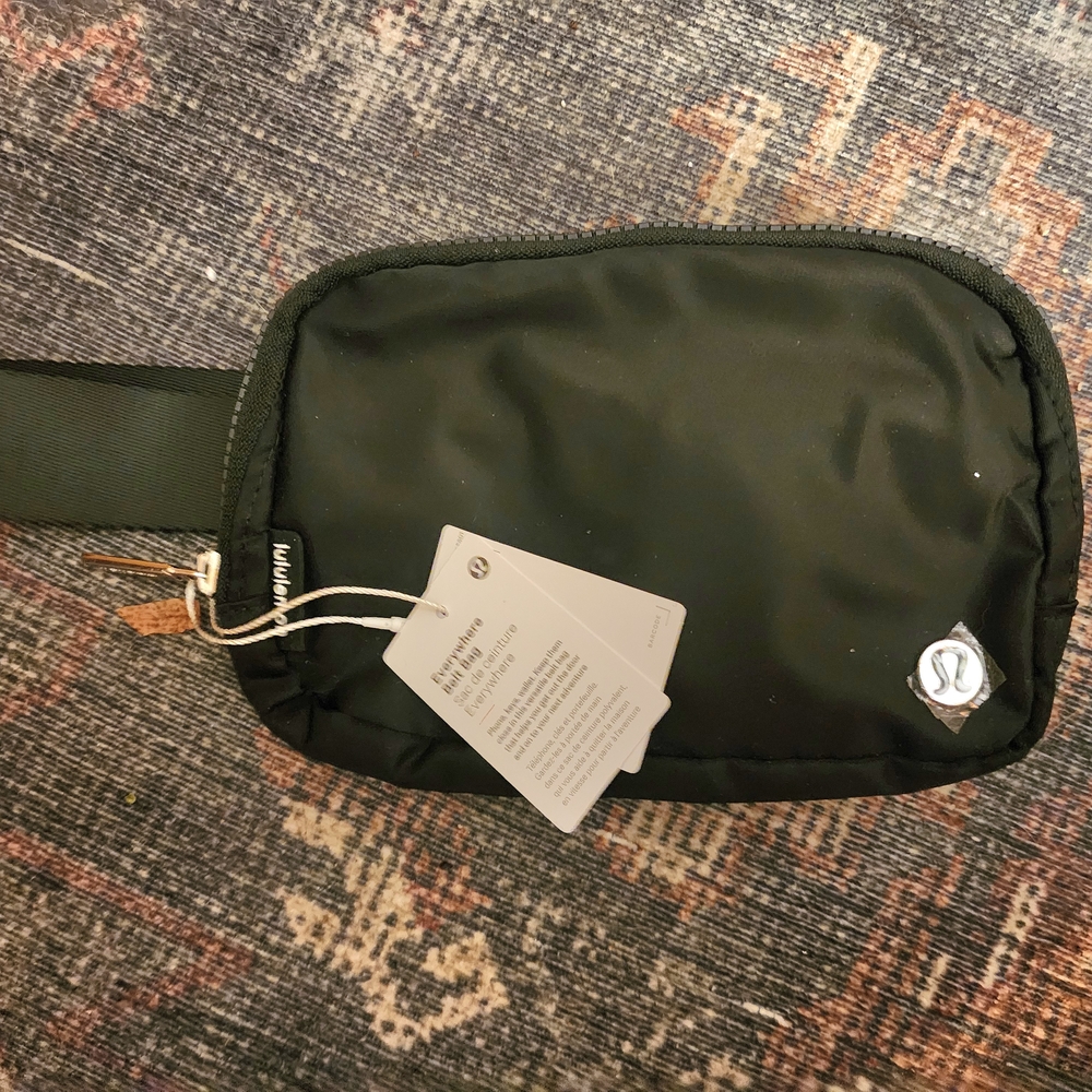 lululemon athletica Black Belt Bag - NWT